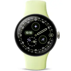 GOOGLE - Pixel Watch 4 (41mm) Bluetooth Smartwatch - Champagne Gold / Lemongrass