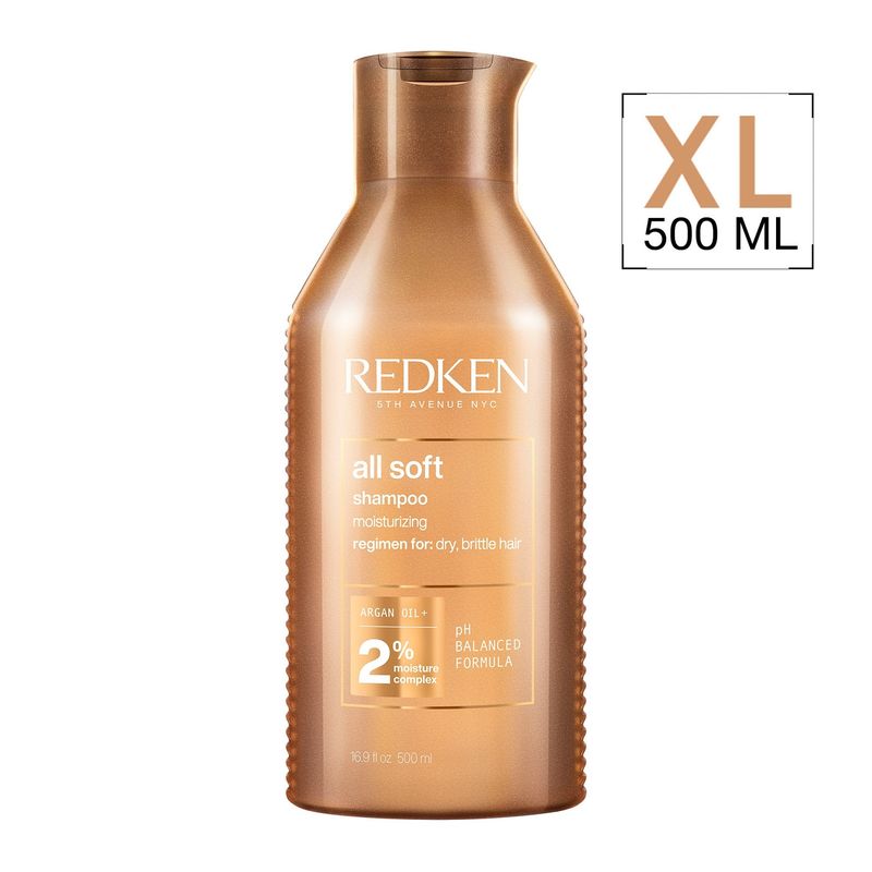 REDKEN - Shampoo XL Hidratante Cabello Seco All Soft 500ml Redken