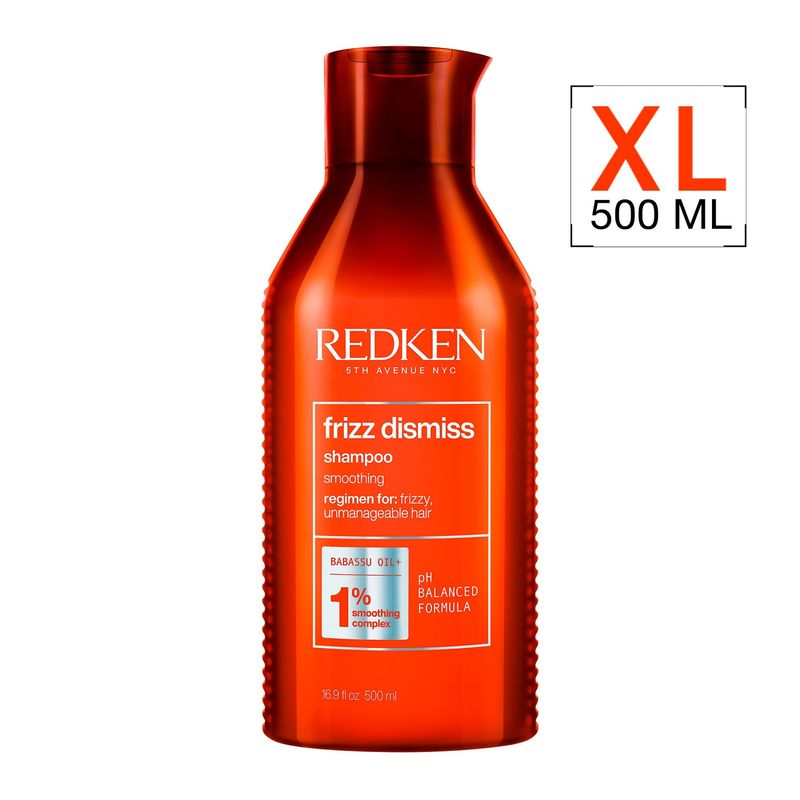 REDKEN - Shampoo XL sin Sulfatos Frizz Dismiss Anti Frizz 500ml Redken