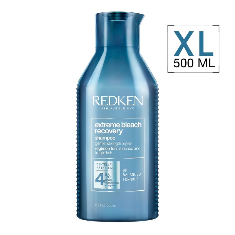 REDKEN - Shampoo XL Fortalecedor Cabello Decolorado y Frágil Extreme Bleach Recovery 500ml Redken