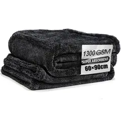KUANGYE - Toalla Microfibra Secado Rápido Auto 1300gsm 60x90cm Ud