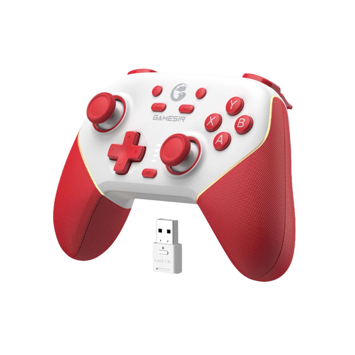 GAMESIR - GameSir Super Nova Control de juegos inalámbrico para PC, Switch, Switch 2, iOS, Android - Rojo