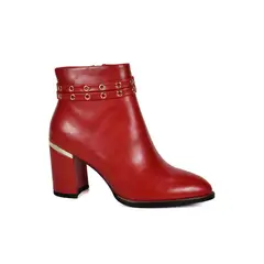 EDA MANZINI - Botín Mujer Naima Rojo