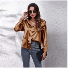 TIOZONEY - Camisa Manga Larga Mujer
