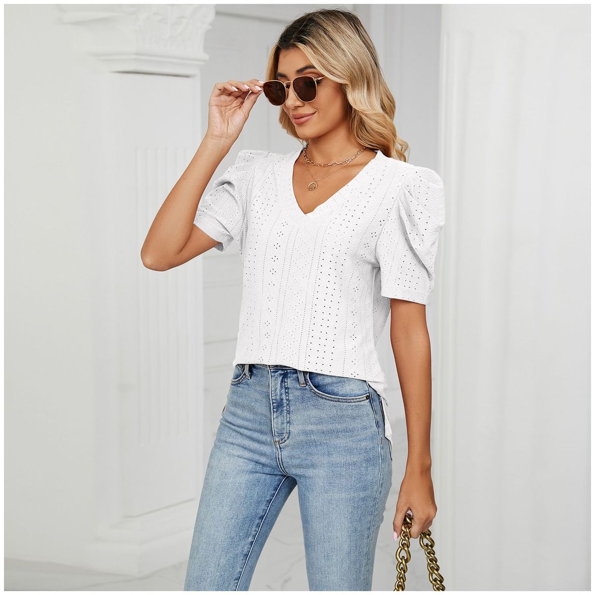 TIOZONEY - Blusa Mujer
