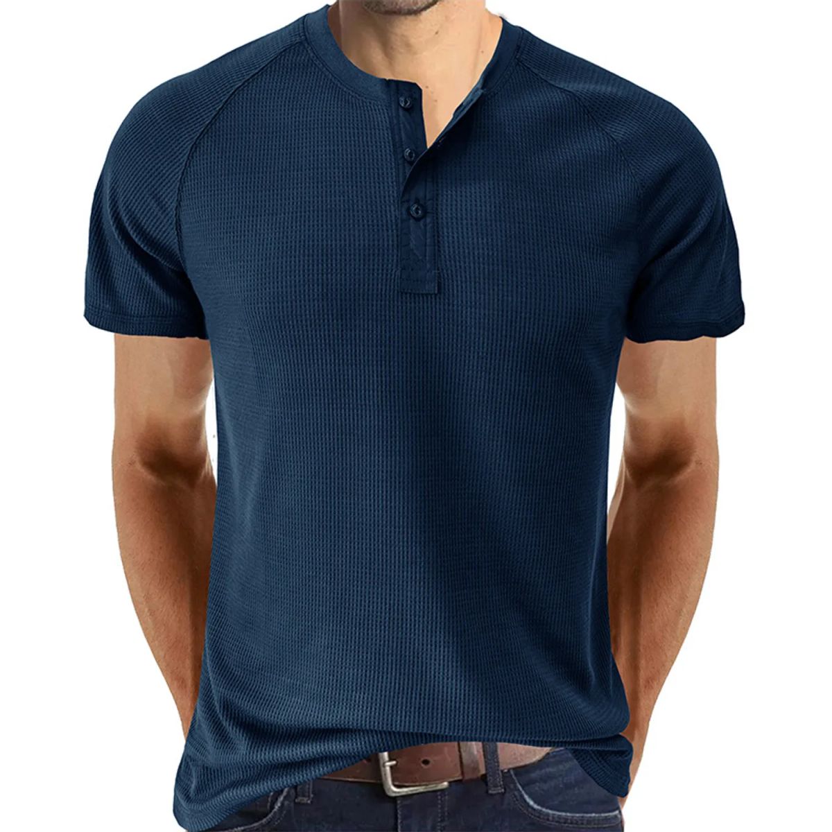 TIOZONEY - Polera Manga Corta Hombre