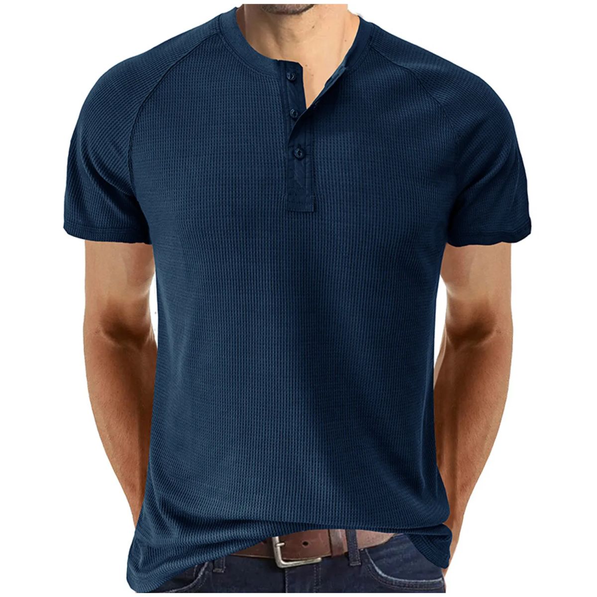 TIOZONEY - Polera Manga Corta Hombre