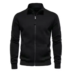 TIOZONEY - Sudadera con cremallera completa hombre