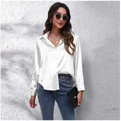 TIOZONEY - Camisa Manga Larga Mujer