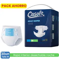 GENERICO - Pañales Para Adulto Uso Cotidiano Con Broche Ajuste 30un