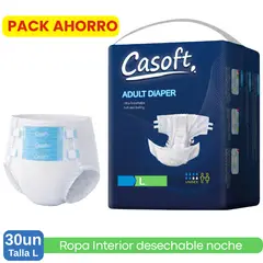 GENERICO - Pañales Para Adulto Uso Cotidiano Con Broche Ajuste 30un