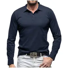 TIOZONEY - Algodón de manga larga para hombre