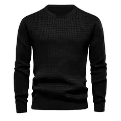 TIOZONEY - Polera Casual Manga Larga Hombre