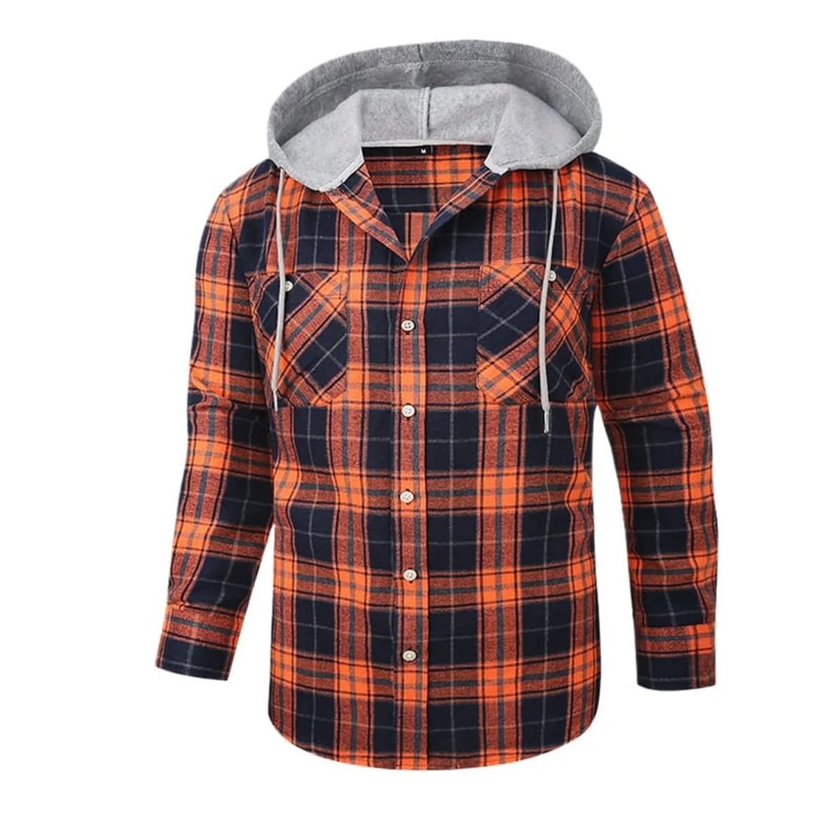 TIOZONEY - Camisas con capucha para hombre