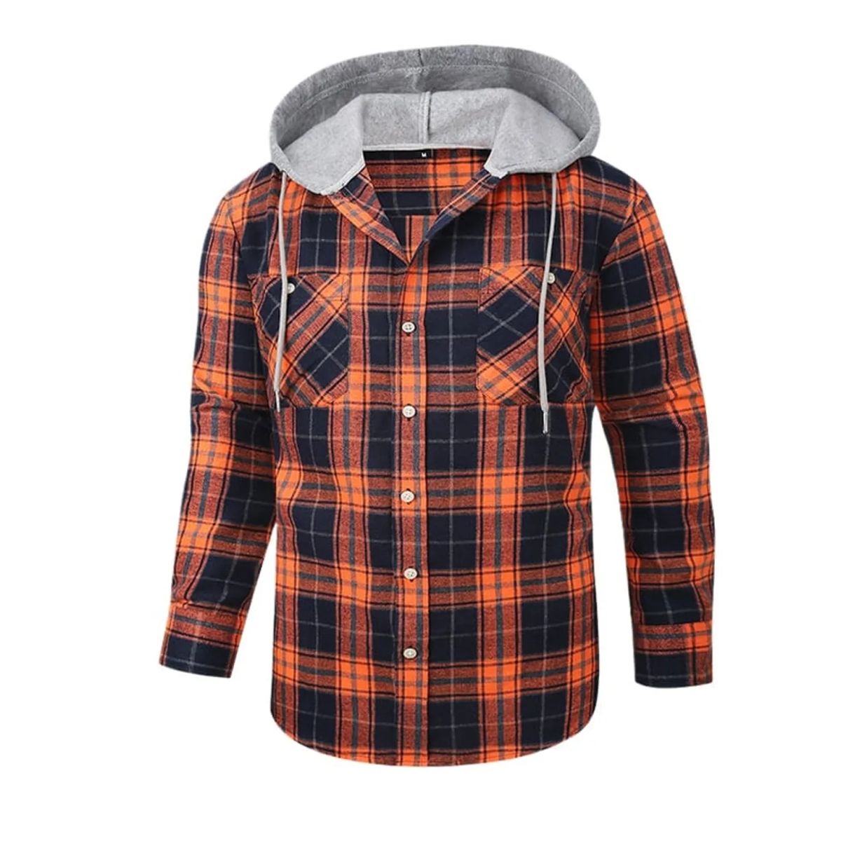 TIOZONEY - Camisas con capucha para hombre