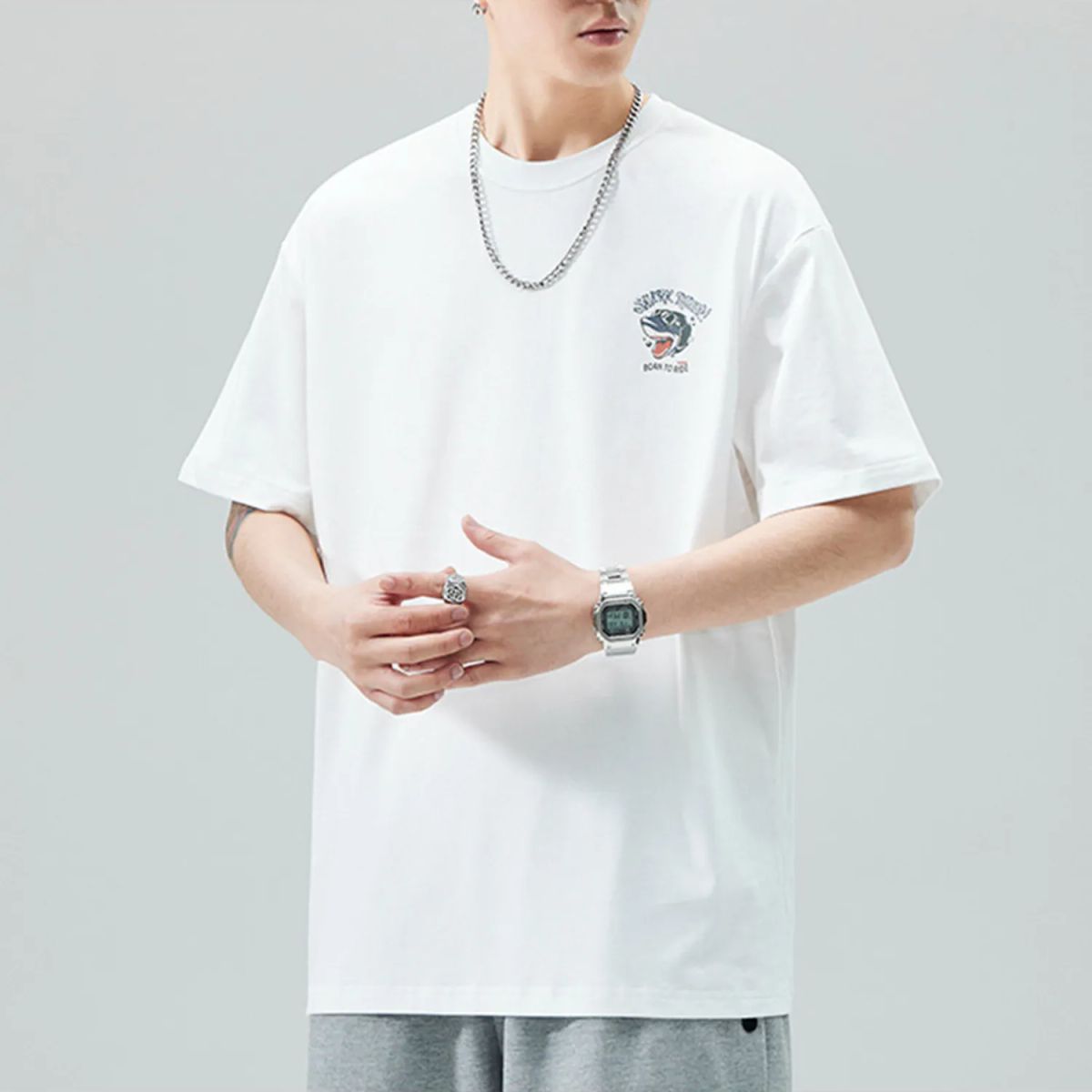 TIOZONEY - Polera Algodón Premium Hombre