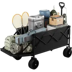 EVERSO - Carrito Para Compras Plegable Ideal Para El Camping Y Picnic