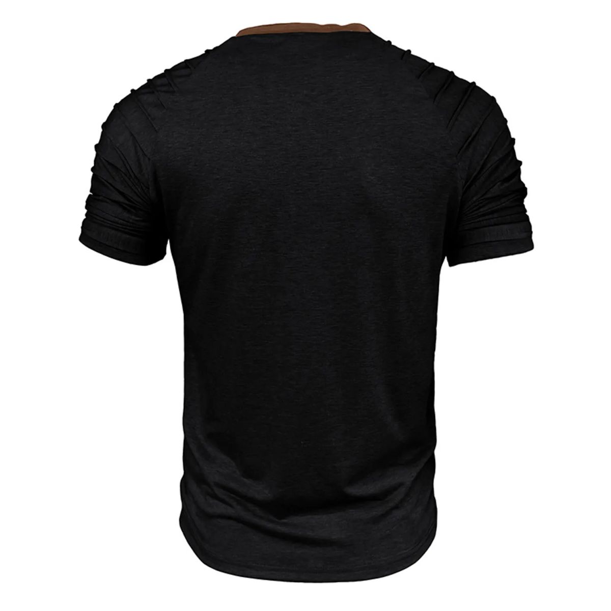 TIOZONEY - Polera Manga Corta Algodón Hombre