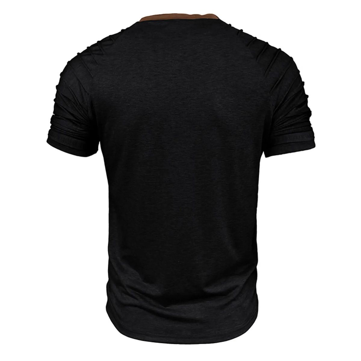 TIOZONEY - Polera Manga Corta Algodón Hombre