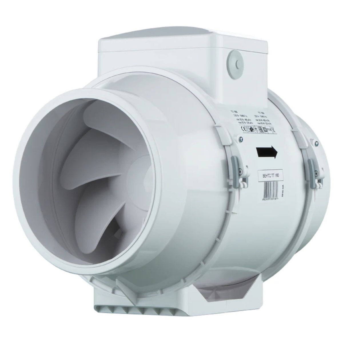 AIROLITE - Ventilador Helicocentrífugo en Línea Airolite TT 160
