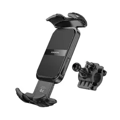 BOROFONE - Soporte Celular Moto Bicicleta BH105 Manubrio 360°