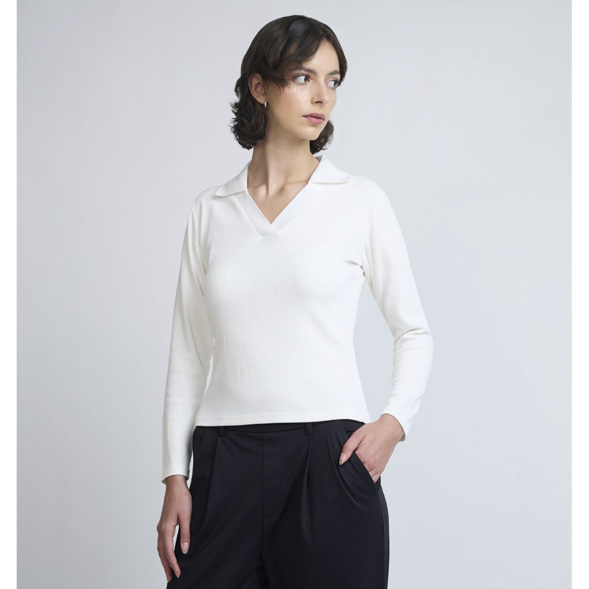 ELLESSE - POLERA MUJER ELLESSE LINA BLANCO