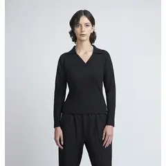 ELLESSE - POLERA MUJER LINA NEGRO