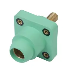 GENERICO - Conector Hembra Montaje Panel Serie CLS 18 400A 600V - Verde/Azul