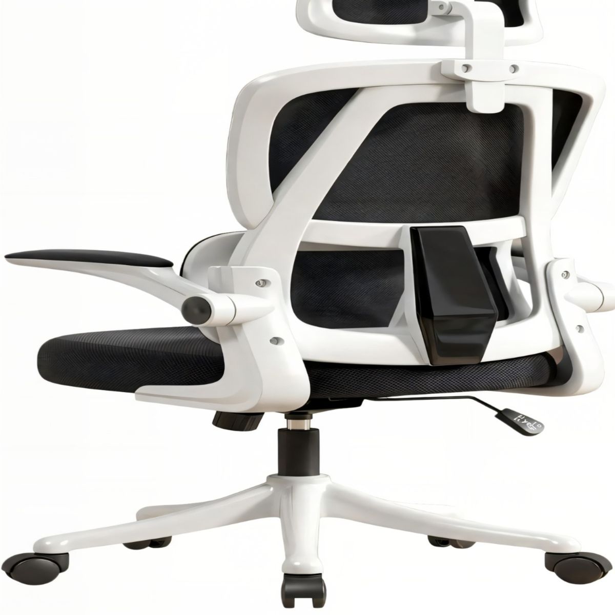 GENERICO - SILLA DE OFICINA CON RESPALDO ALTO ERGONÓMICO COLOR BLANCO
