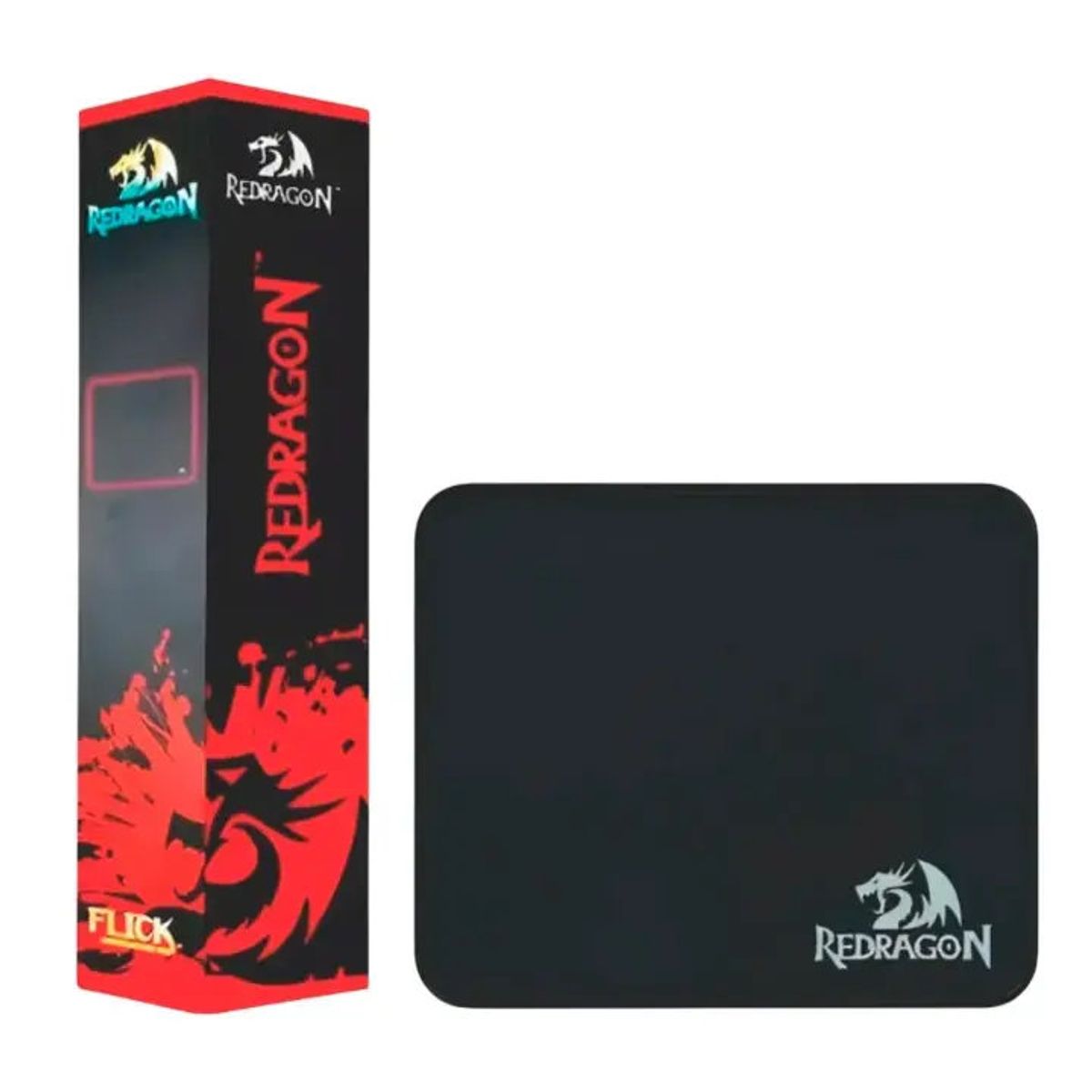 REDRAGON - Mouse Pad - Redragon Flick L P031 - 450 x 400 x 4 mm - Negro