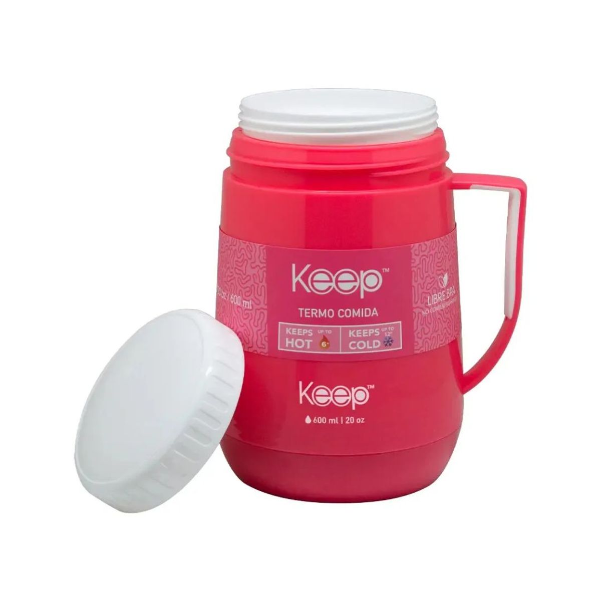 KEEP - TERMO DE COMIDA PP 600ML KEEP ROSADO