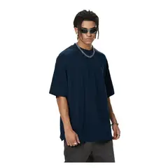 TIOZONEY - Camisa de manga corta para hombre - Azul