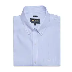 ROCKFORD - Camisa Cuello Button-Down Hombre Wf Celeste rayas