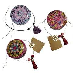 INDEPENDIENTE - Pack 3 velas aromáticas con flores secas - diseño 14