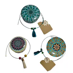 INDEPENDIENTE - Pack 3 velas aromáticas con flores secas - diseño 15