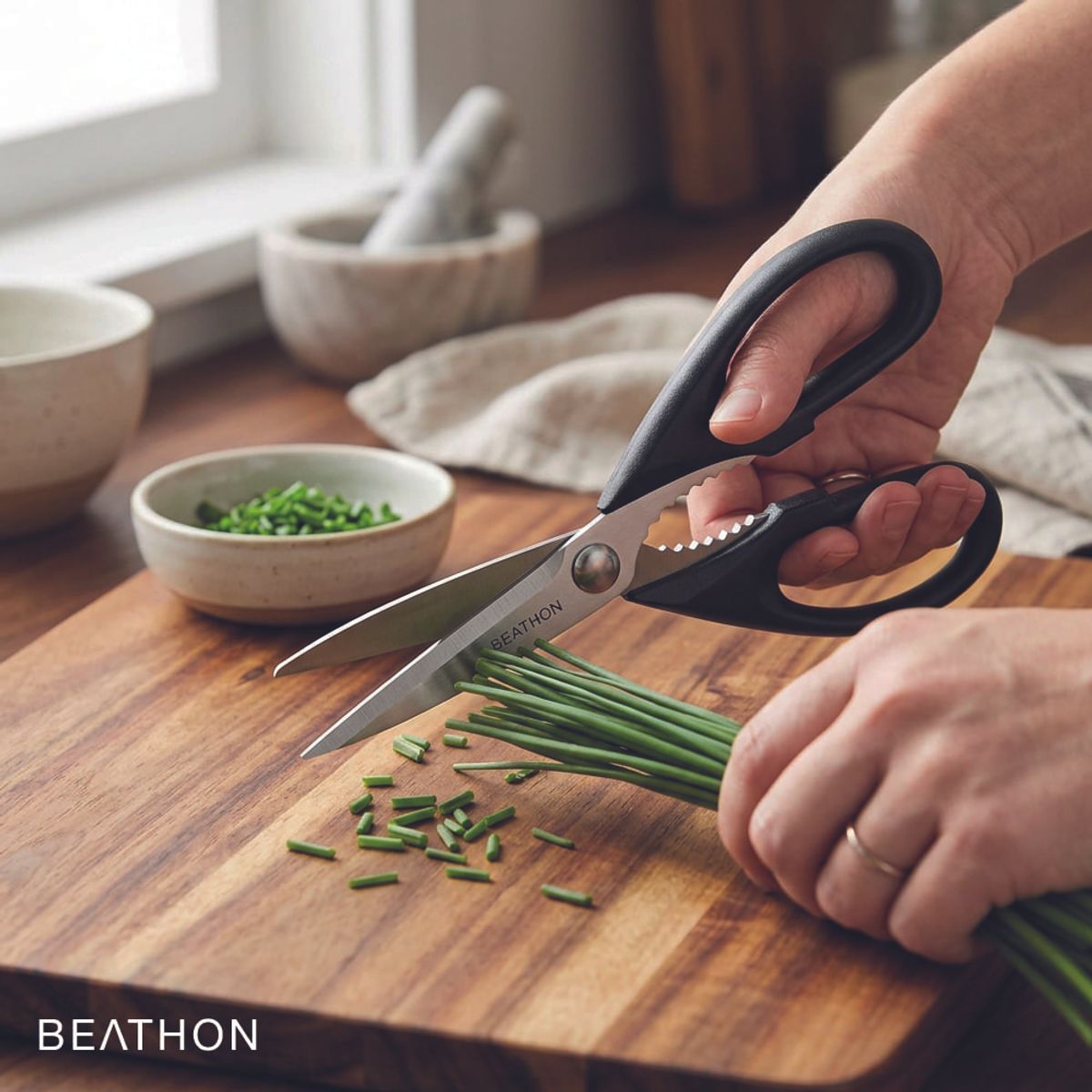 BEATHON - Tijeras Cocina Acero Inoxidable Multiuso Profesional Beathon Kiosclub