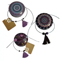 INDEPENDIENTE - Pack 3 velas aromáticas con flores secas - diseño 16