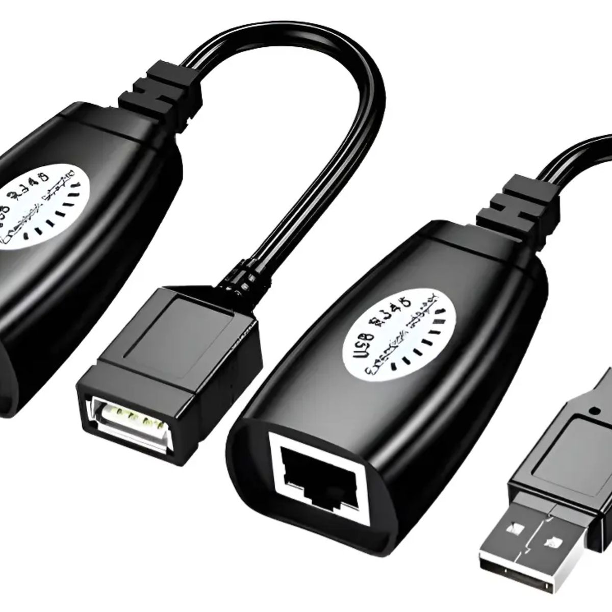 GENERICO - Extensor Usb 2.0 Por Rj45 Hasta 50 Metros