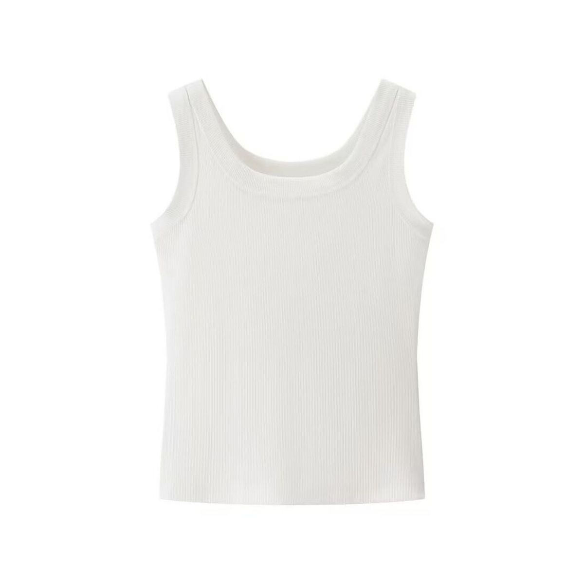 TIOZONEY - Polera Sin Mangas Mujer - Blanco