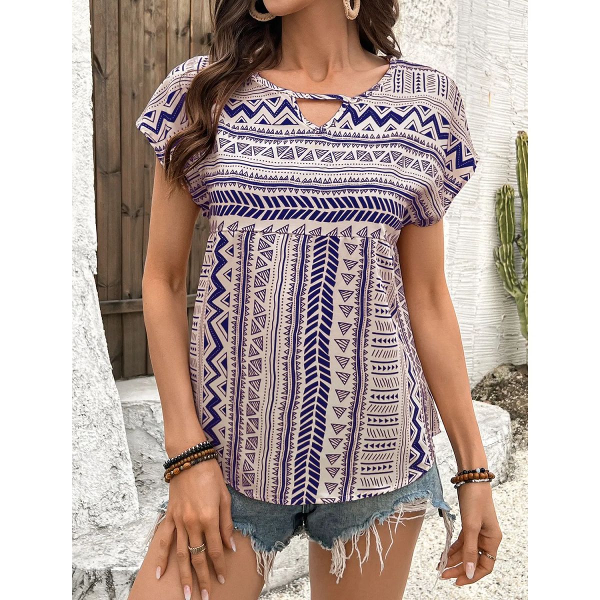 TIOZONEY - Blusa informal para mujer