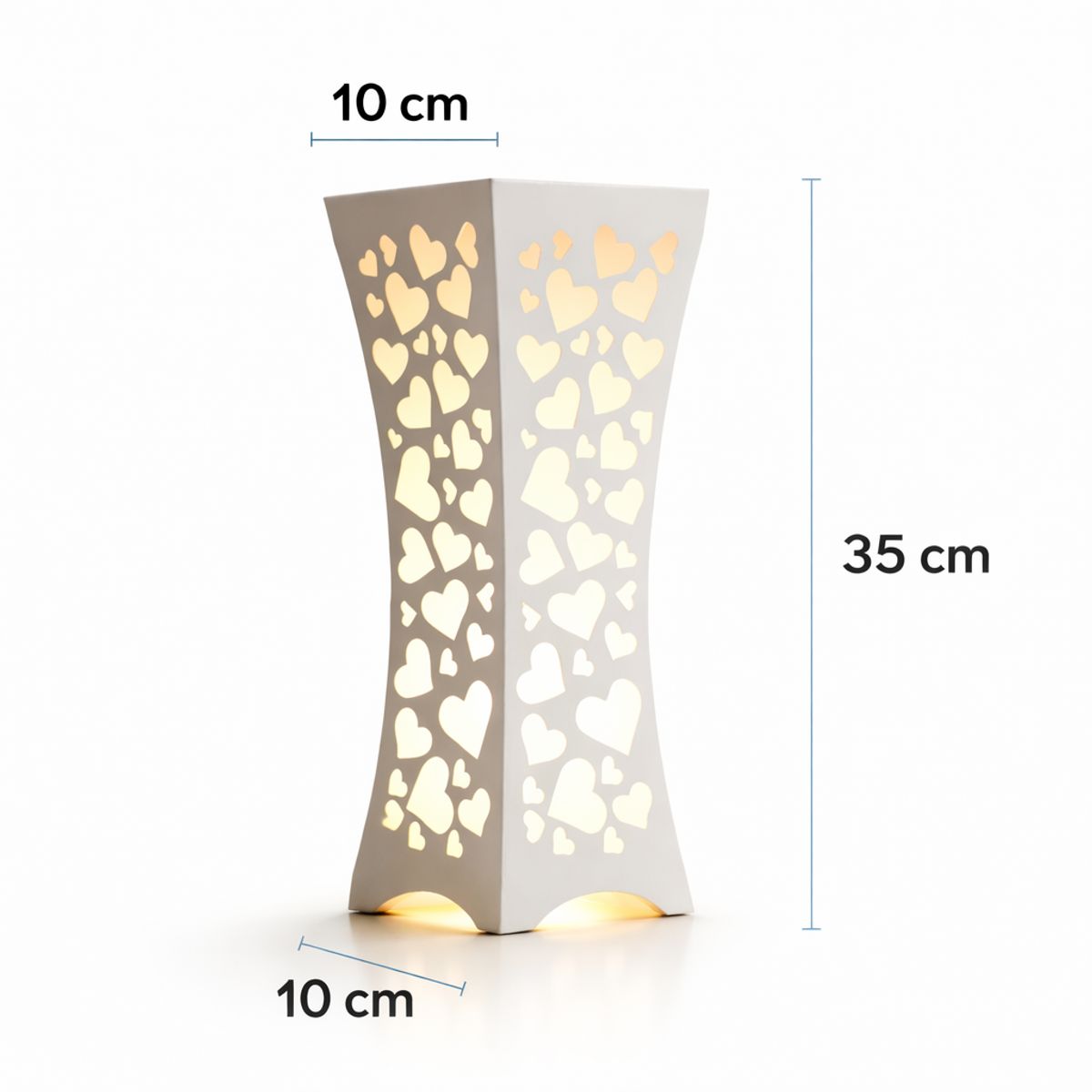 GENERICO - Lámpara de Mesa Cœur d’Or  El Arte de Iluminar con Emoción