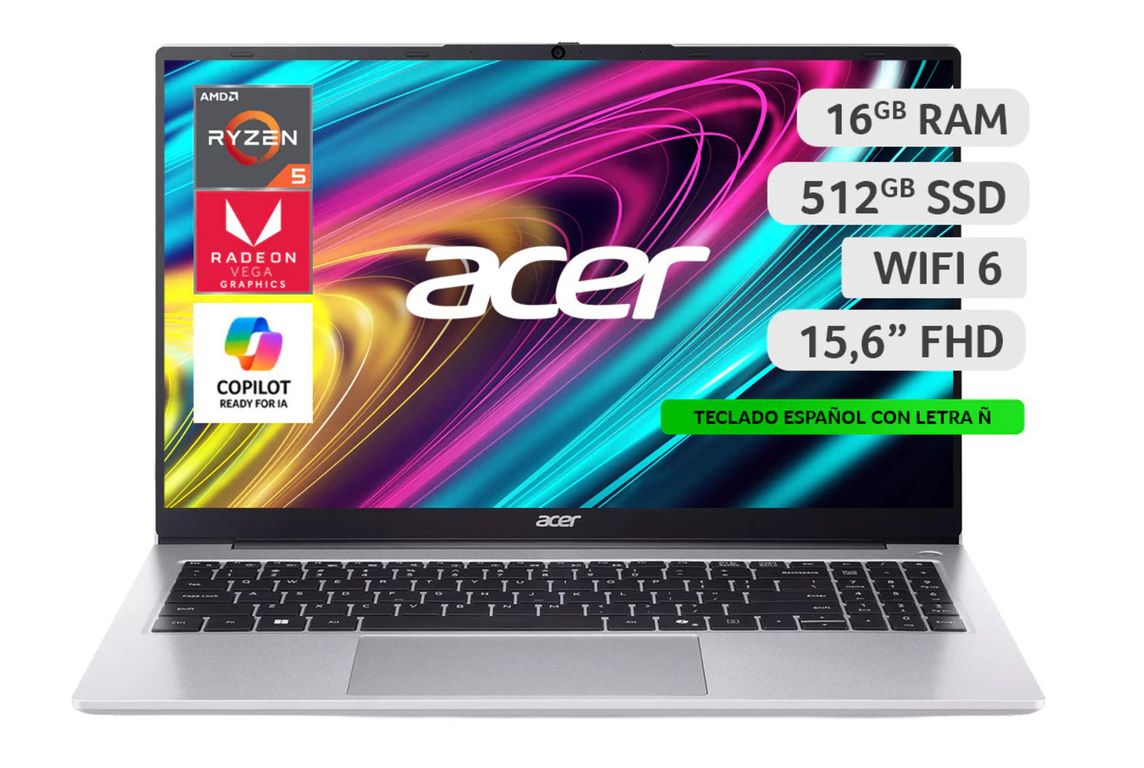 Notebook AL15-41P-R0ZY-3 - AMD Ryzen™ 5 5500U - 16GB RAM - 512GB SSD - 15,6" FHD