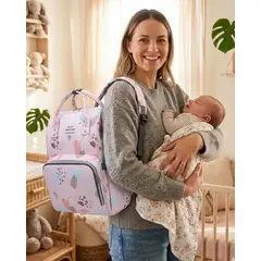 GENERICO - Mochila Maternal Bolso Pañalera Térmica Impermeable Premium