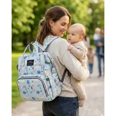 GENERICO - Mochila Maternal Bolso Pañalera Térmica Impermeable Premium