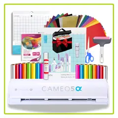 SILHOUETTE - CAMEO 5 BLANCA + PAPELERÍA KG10-2