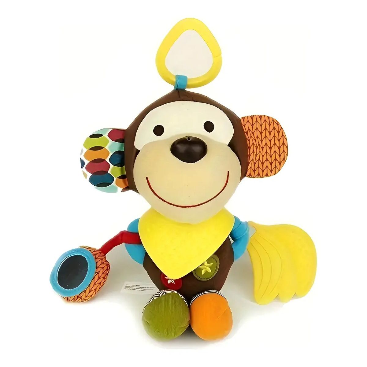 GENERICO - Juguete Peluche Sensorial Sonajero Con Mordedor Labg