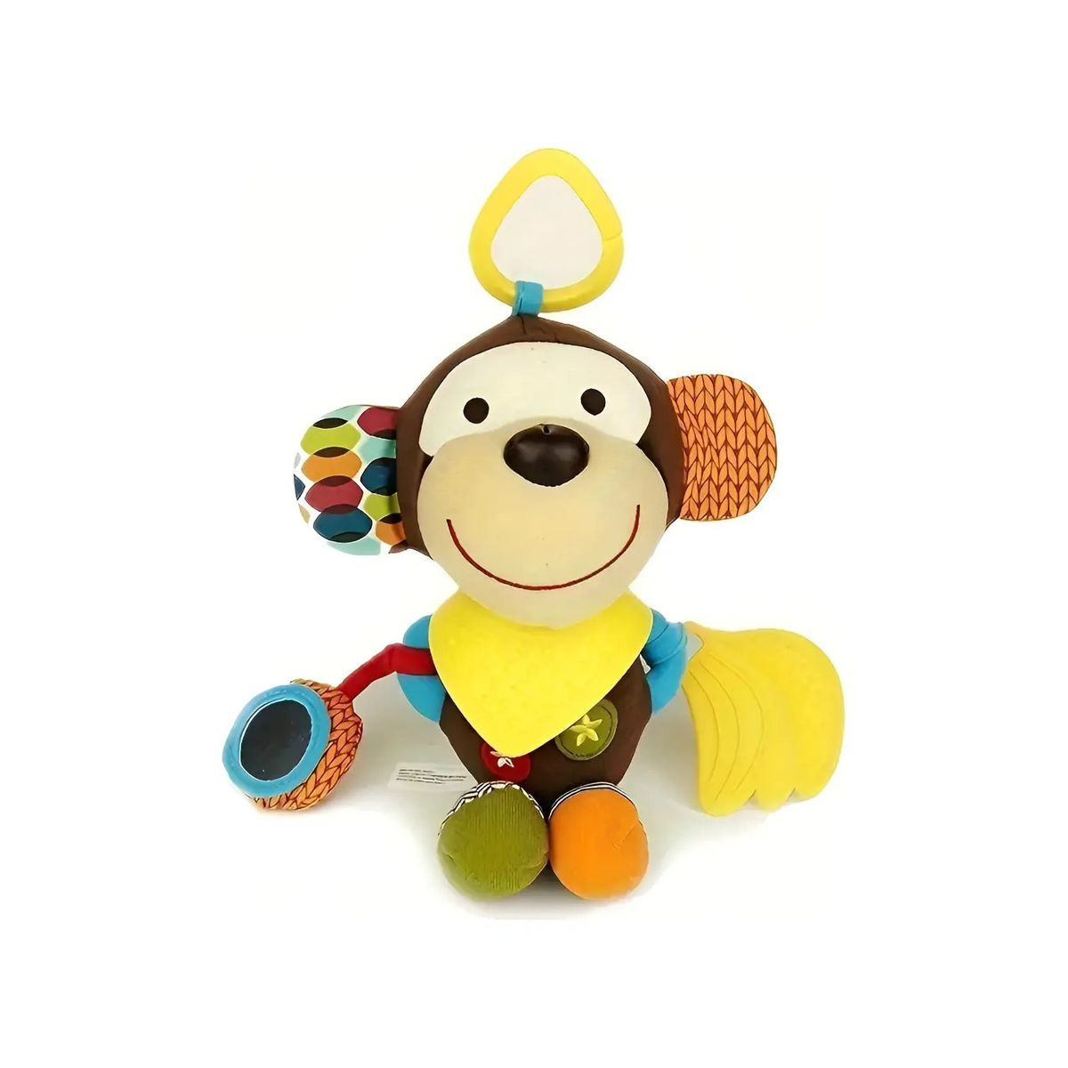 GENERICO - Juguete Peluche Sensorial Sonajero Con Mordedor Labg