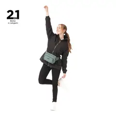 TOTTO - Bolso para Mujer 2 en 1 Funty 3.0 Quilted Pequeño Verde