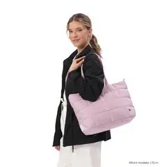 TOTTO - Tote Bag para Mujer Freya Mediano Rosado