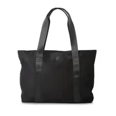 TOTTO - Tote Bag para Mujer Mixi Gam en Gamuza Grande Negro